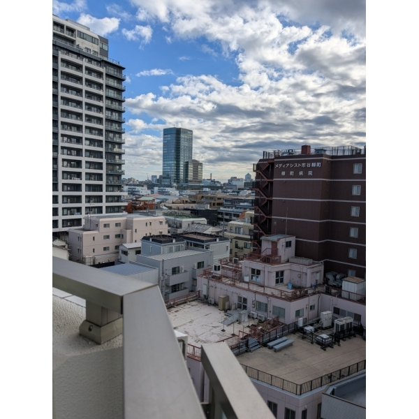 パークハウス市谷柳町 南側バルコニーからの眺望