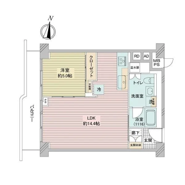 恵比寿スカイハイツ 間取図