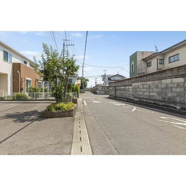 大田原市美原１丁目 南東側約6.0m～約6.6m公道