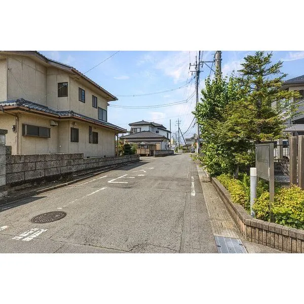 大田原市美原１丁目 南東側約6.0m～約6.6m公道