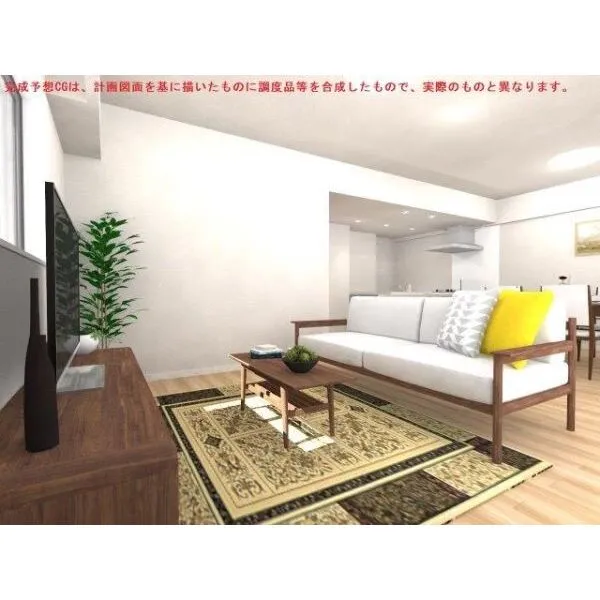 グランノエル南町田 リビング　※完成予想CGのため、実際と異なります。