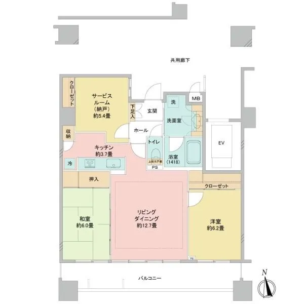 マイキャッスル元本郷 間取図