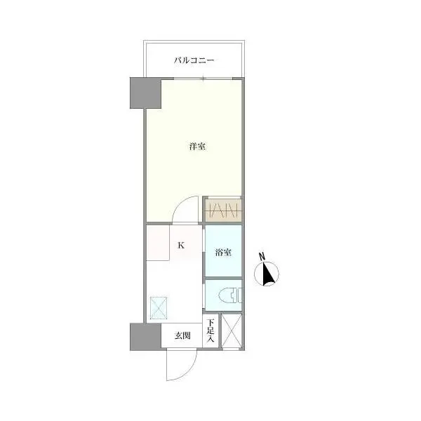 スカイコート蒲田駅前 間取図