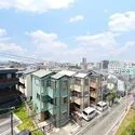 ギャラリーコート阿倍野晴明丘 南向きバルコニーからの眺望