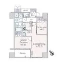 プラウドタワー渋谷 間取図