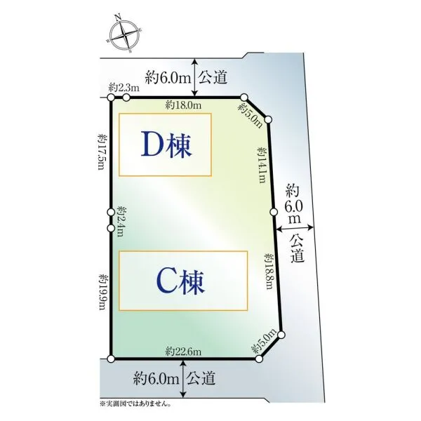 フェイムC棟・D棟 C棟D棟区画図