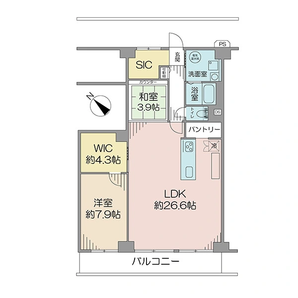 習志野台サンハイツ 間取図