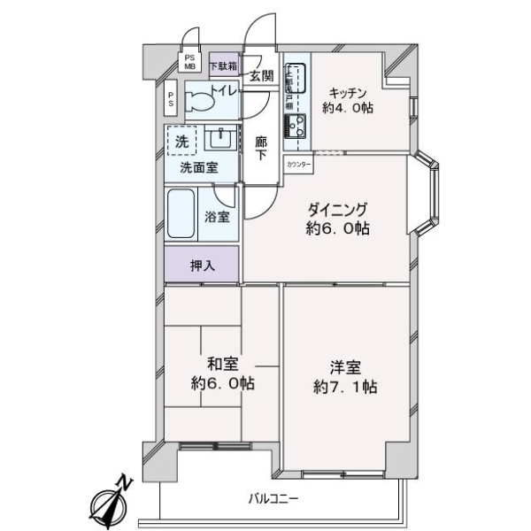 ヴェルドミール西巣鴨 間取図