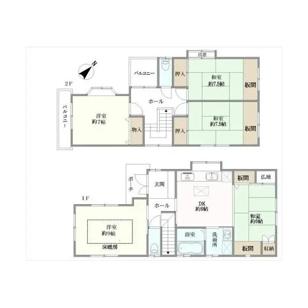 堺市堺区旭ヶ丘北町１丁 間取図