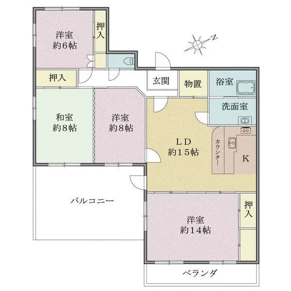 グリーンハイツ大塚 間取図