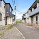 那須塩原市南町 A棟とB棟C棟の通路