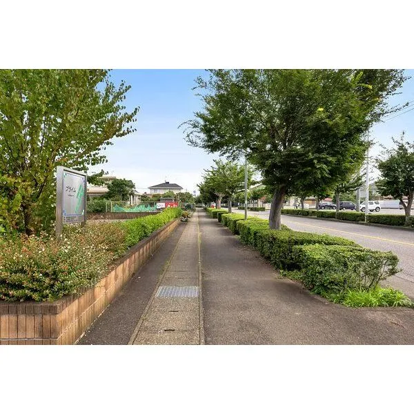 那須塩原市南町 南東側歩道
