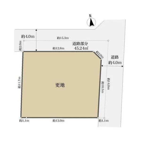 小平市小川町１丁目 区画図