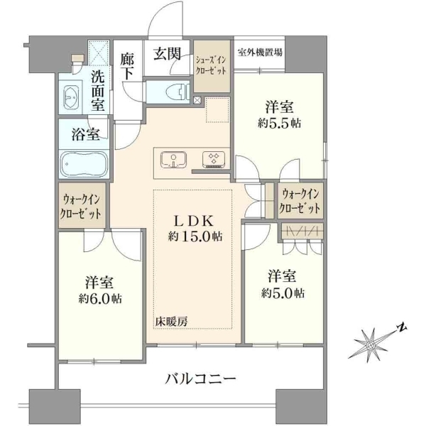 ソルフィエスタ青砥 間取図