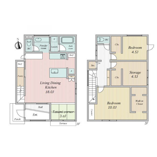 市川市堀之内4丁目 間取図