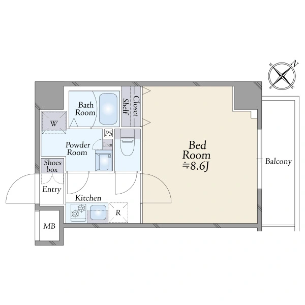 ガリシア八広駅前 間取図