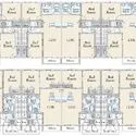 宇都宮市ゆいの杜６丁目 B棟間取図〔2LDK×8戸〕