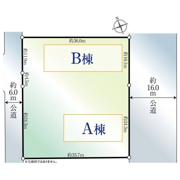 フェイムA棟・B棟 A棟B棟区画図
