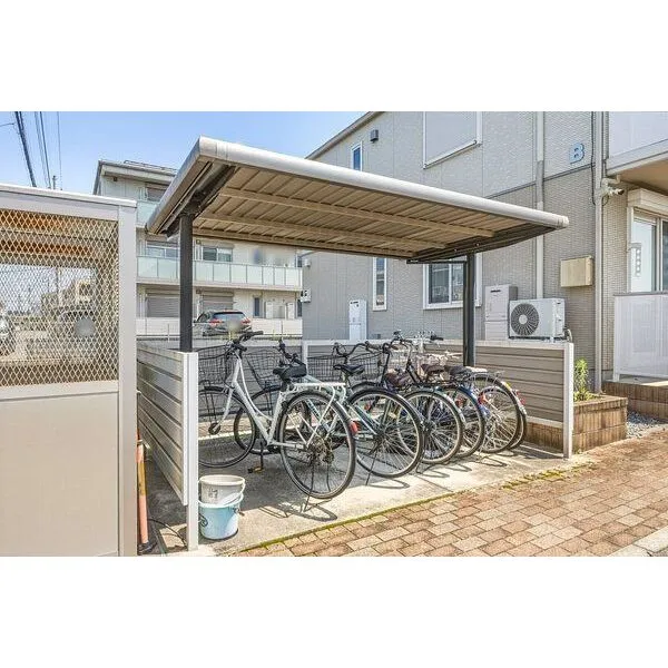 宇都宮市ゆいの杜6丁目 駐輪場