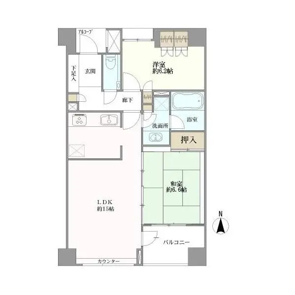 ディアクオーレ文京目白台 間取図