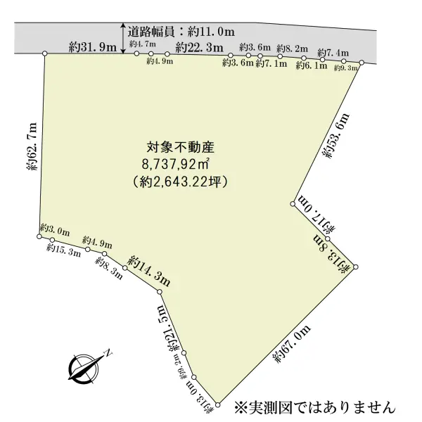 瀬戸市品野町１丁目 区画図