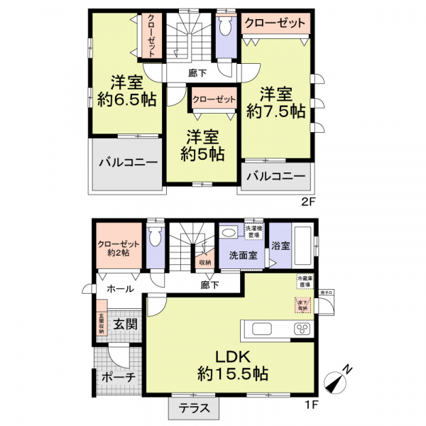 柏市東逆井１丁目 間取図