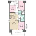 シティハウス板橋大山 間取図