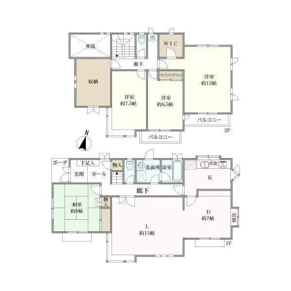 横浜市保土ケ谷区霞台 間取図