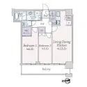 クレストタワー品川シーサイド 間取図
