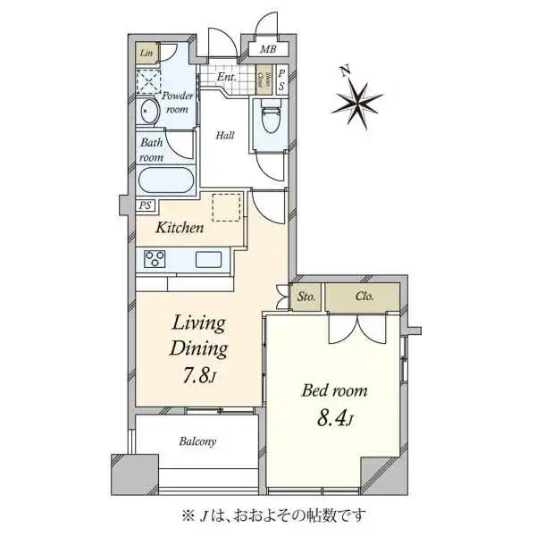ベラカーサ秋葉原 間取図