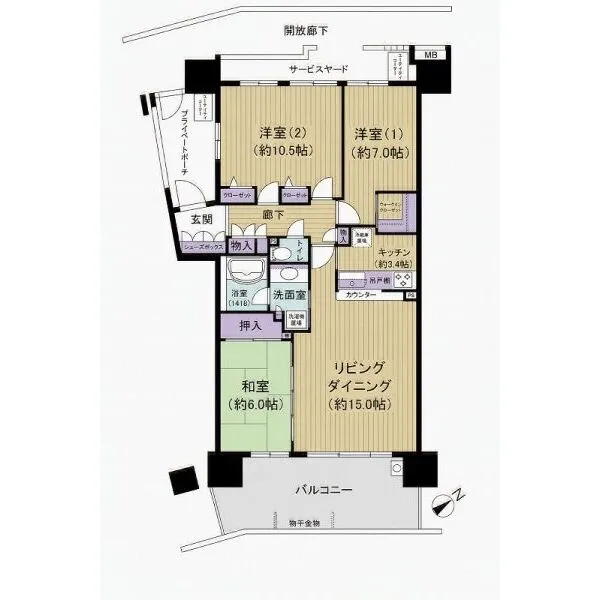 ソフィア松戸 間取図