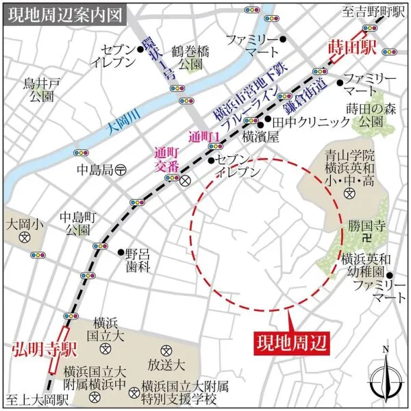 横浜市南区大岡１丁目 間取図
