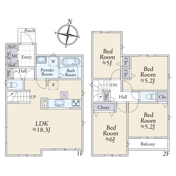 横浜市港南区笹下２丁目 間取図