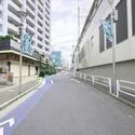 東京グランファースト 前面道路（２０２６年６月撮影）