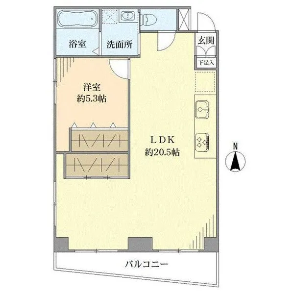 ステーションプラザ高幡不動 間取図