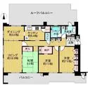 アルカディーナ西大寺 間取図