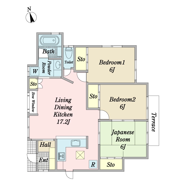 横浜市港北区篠原町 間取図