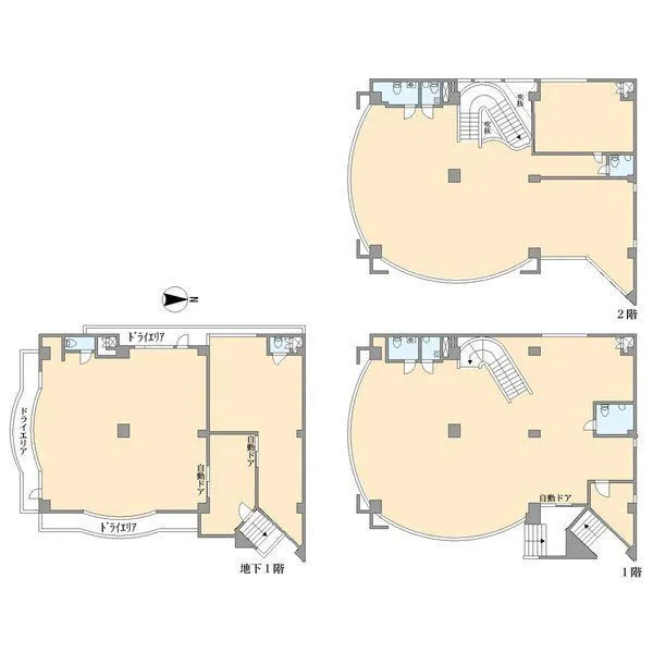 京都市北区上賀茂高縄手町（空店舗） 間取図
