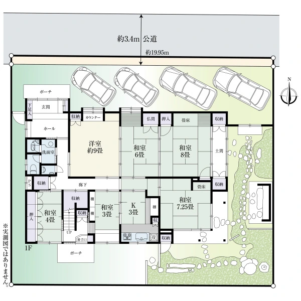 京都市北区小山下総町 間取図