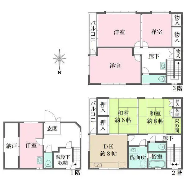 名古屋市昭和区吹上町１丁目 間取図