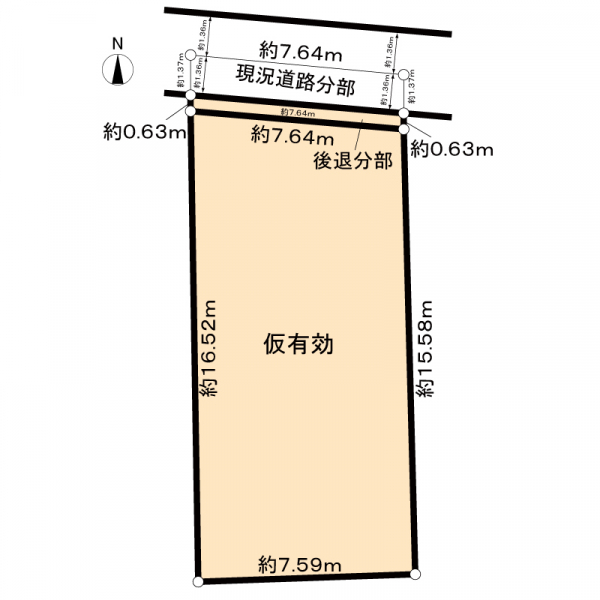 大阪市天王寺区大道２丁目 間取図
