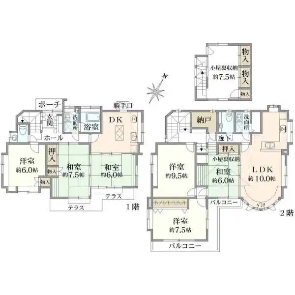 立川市栄町４丁目 間取図
