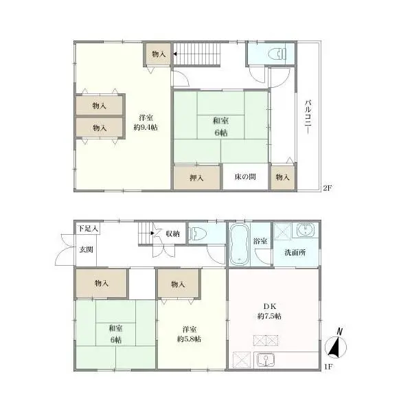 豊中市中桜塚４丁目 間取図