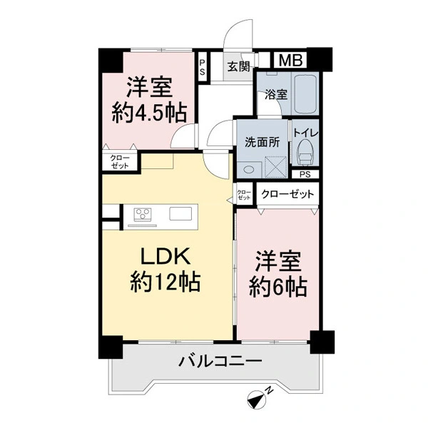 中銀松戸マンシオン 間取図