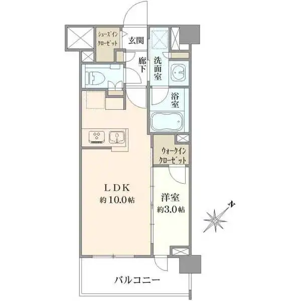 エクセレントシティ市川妙典 間取図