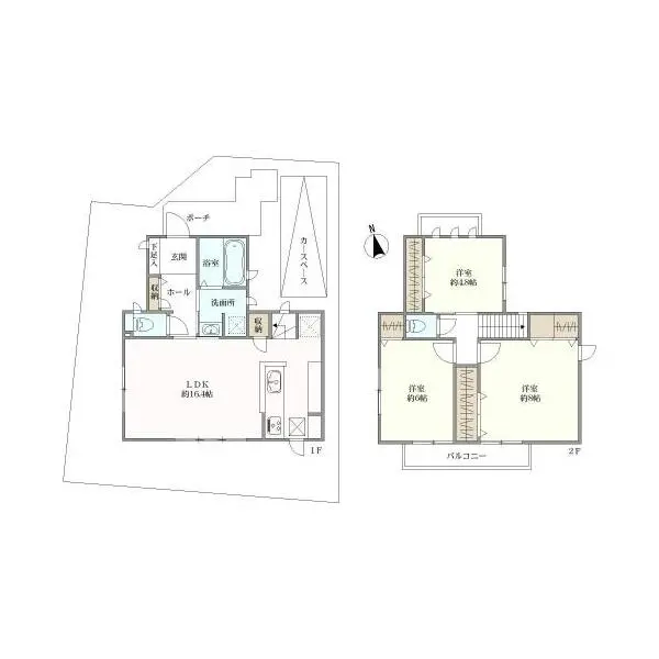 横浜市港北区下田町３丁目 間取図