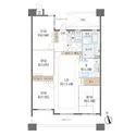 ライオンズマンション甲子園口ラルジュ弐番館 間取図