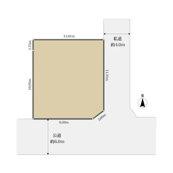 練馬区土支田３丁目 区画図