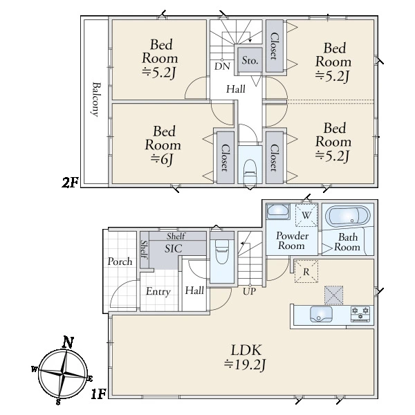 横浜市港南区笹下２丁目 間取図