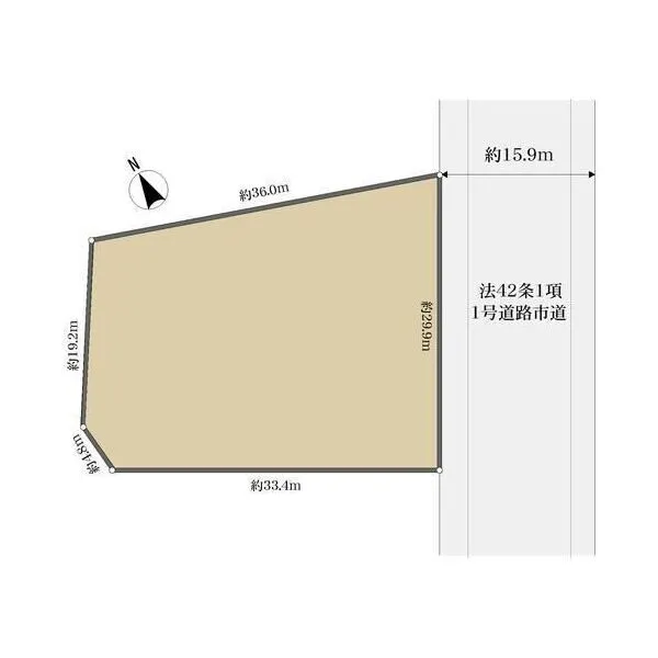 多摩市豊ヶ丘2丁目 区画図